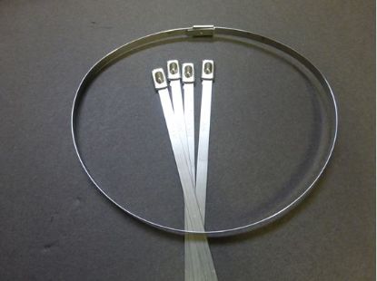 HELIX RACING STAINLESS STEEL CABLE TIES 8'  5 PK - 3040508