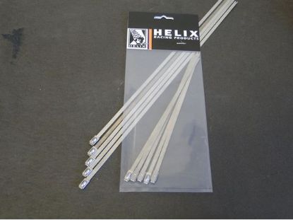 HELIX RACING STAINLESS STEEL CABLE TIES 14'  50P - 3045014