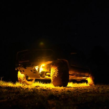 KC HILITE CYCLONE V2 LED - SINGLE LIGHT - AMB - 1360