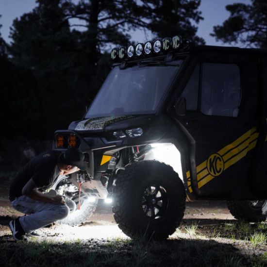 KC HILITE TWO-LIGHT ADD-ON CYCLONE V2 KIT - C - 6331