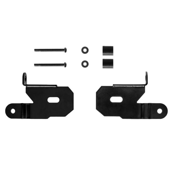 KC HILITE JEEP JL; A-PILLAR BRACKET SET BLK - 7318