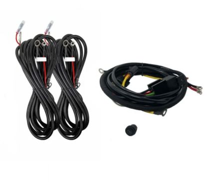 KC HILITE PROFILE SIDECAST  FOUR-LIGHT WIRING - 92404