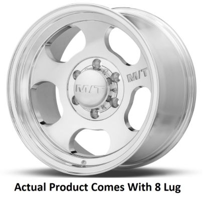 M.T. WHEEL 17X12 8X6.5 4.25 MT CANYON POLISHED - 277002