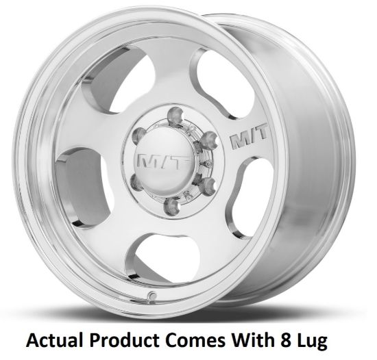 M.T. WHEEL 17X12 8X6.5 4.25 MT CANYON POLISHED - 277002
