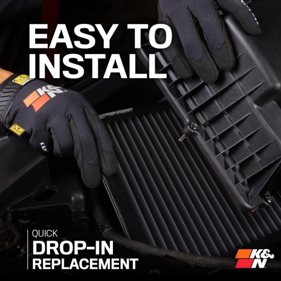 K&N FILTER DRYFLOW LIFETIME ENGINE AIR FILTER - 335005HBK