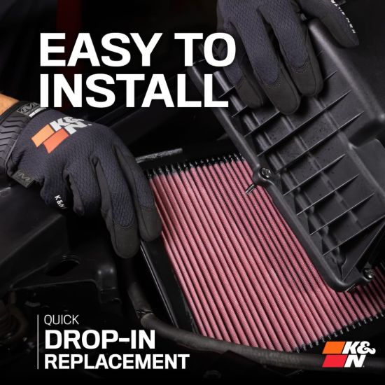 K&N FILTER REPLACEMENT AIR FILTER - 335083