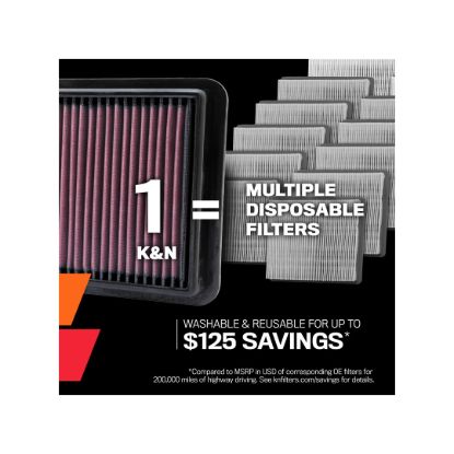 K&N FILTER REPLACEMENT AIR FILTER - 335137