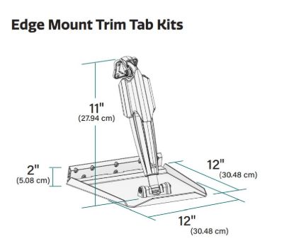LENCO 12' X 12' EDGE MOUNT TRIM TAB KIT W - 15185106