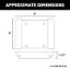 LEWMAR BLACK SWA DOVETAIL MOUNT KIT - 2023043513