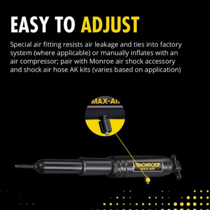 MONROE SHOCK MAX-AIR ADJ. SHCK      PR - MA704
