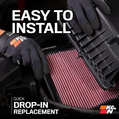 K&N FILTER REPLACEMENT AIR FILTER - 335138