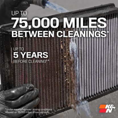 K&N FILTER REPLACEMENT AIR FILTER - 335147