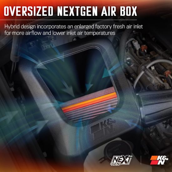 K&N FILTER NEXTGEN COLD AIR INTAKE - TOYOTA TU - 509036