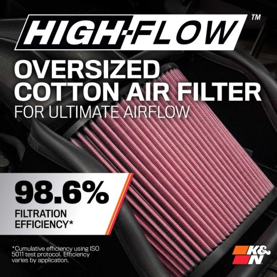K&N FILTER COLD AIR KIT - 573058