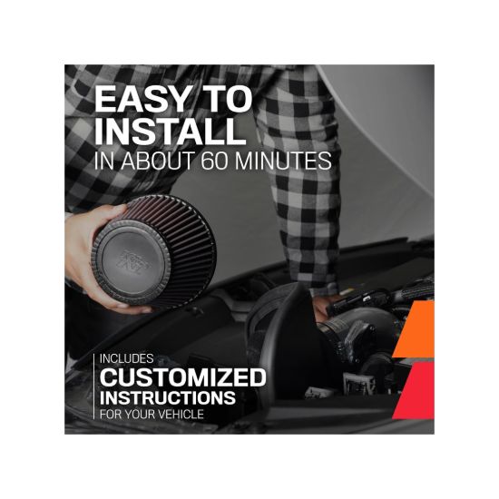 K&N FILTER PERFORMANCE AIR INTAKE SYSTEM - 776019KC