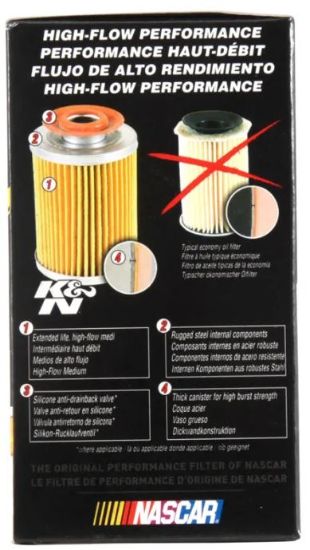 K&N FILTER OIL FLTR BUICK/JEEP/OLDS - HP2006