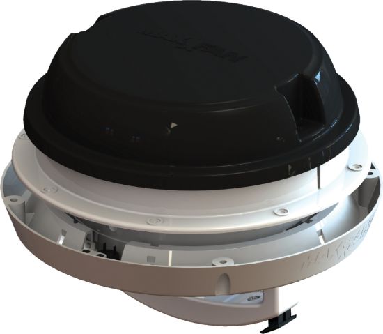MAXXAIR VENT MAXXFAN DOME+ 6' FAN  BLACK - 0003810B