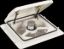 MAXXAIR VENT STD MAXFAN MANUAL WHT LID - 0004000K