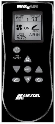 MAXXAIR VENT HAND HELD REMOTE BLACK EXHAUST ONLY - 00A01150K