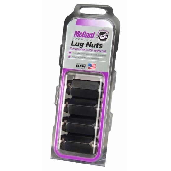 MCGARD LUGNUT 4PK 14X1.5 BLACK - 64022