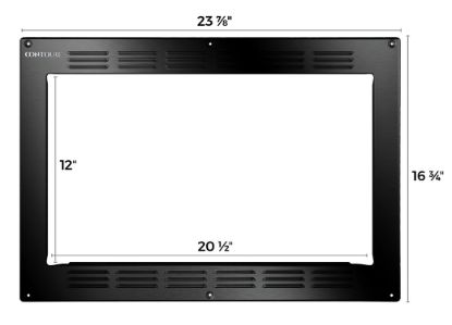 NAT.QUALITY TRIM KIT FOR MODEL RV-185BCON BLK - RVTRIM8B