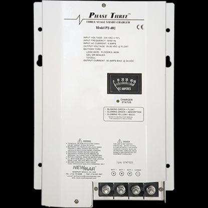NEWMAR BATT CHGR  PHASE 3  12V 40A  3 BANK - PT40U