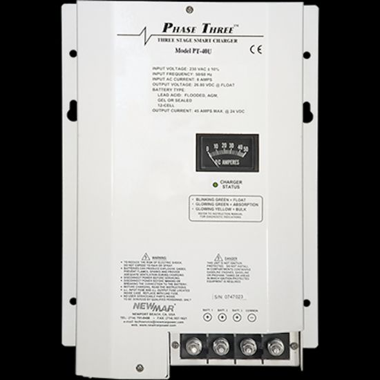 NEWMAR BATT CHGR  PHASE 3  12V 40A  3 BANK - PT40U