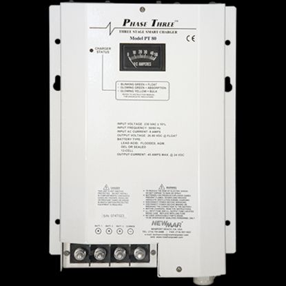 NEWMAR BATT CHGR  PHASE 3  12V 80A  3 BANK - PT80
