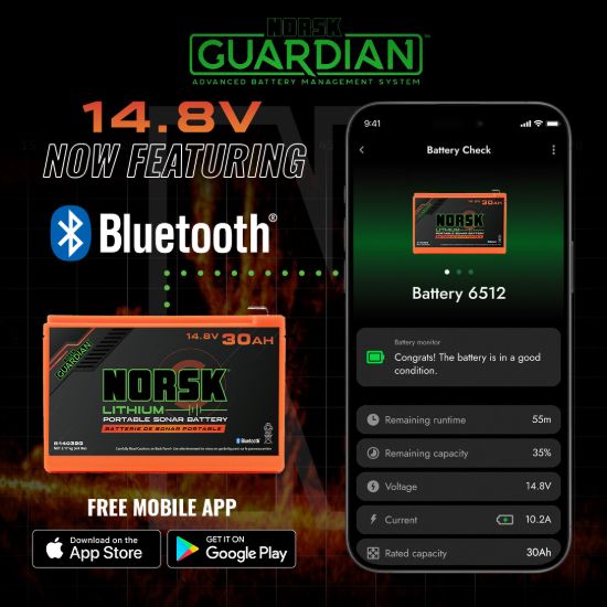 NORSK INC 14.8V-30AH-NMC-SONAR W/CHARGER - B14032C