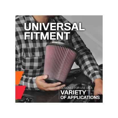 K&N FILTER UNIVERSAL CLAMP-ON AIR FILTER - RU4180