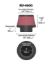 K&N FILTER UNIV RUBBER FILTER - RU4600