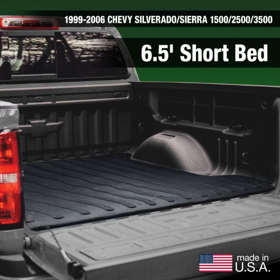 BOOMERANG RU P/U TRUCK RUBBER BED MAT PROTECTOR - TM565