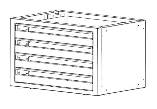 HOLMAN STEEL 4 DRAWER CABINET 20 - 40090