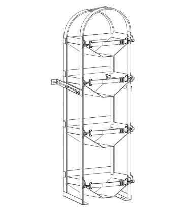 HOLMAN 4 TANK HOLDER - 2@50LB-2@30LB - 40101