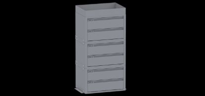 HOLMAN DRAWER CABINET 3 H STACK KIT WITH F - 40150