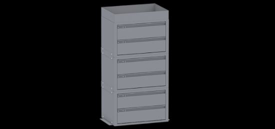 HOLMAN DRAWER CABINET 3 H STACK KIT WITH F - 40150