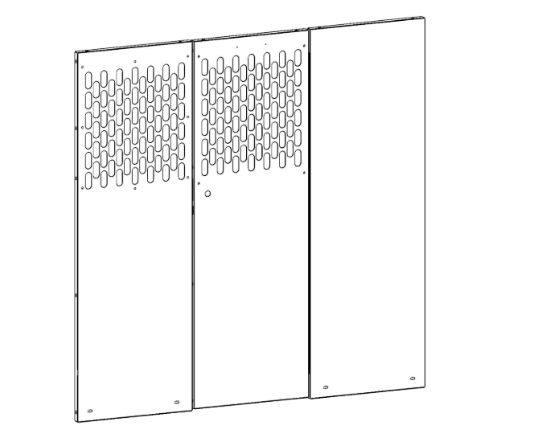 HOLMAN 3 CENTER PANELS - 40651