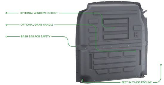 HOLMAN COMPOSITE PARTITION - TRANSIT LOW R - 40691TL