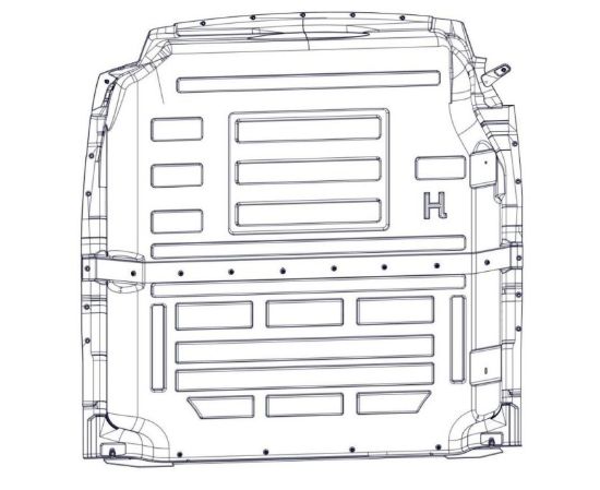 HOLMAN COMPOSITE PARTITION - TRANSIT MID R - 40691TM
