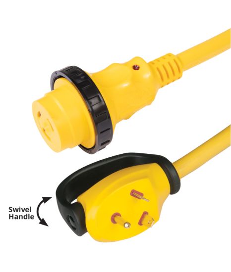 MARINCO 30A 25' CORDSET W/LED - 25SPPRV