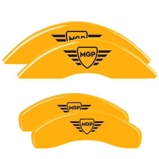 MGP CALIPER SET OF 4 CALIPER COVERS  ENGRAVED F - 10255SMGPY