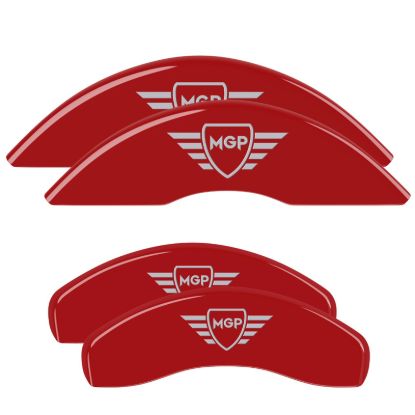MGP CALIPER SET OF 4 CALIPER COVERS  ENGRAVED F - 10256SMGPR