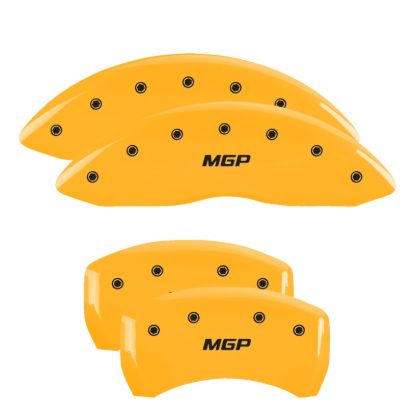 MGP CALIPER SET OF 4 CALIPER COVERS  ENGRAVED F - 11221SMGPY