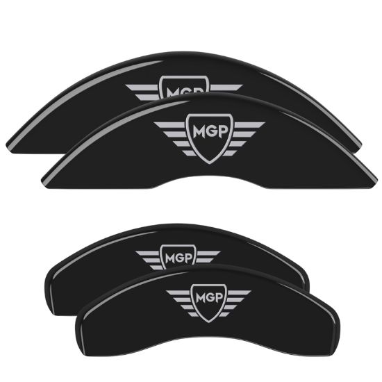 MGP CALIPER SET OF 4 CALIPER COVERS  ENGRAVED F - 13088SMGPB