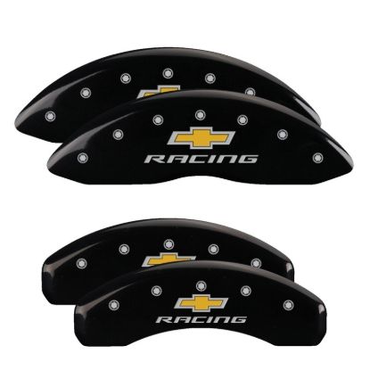 MGP CALIPER SET OF 4 CALIPER COVERS  ENGRAVED F - 14253SBRCB