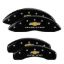 MGP CALIPER SET OF 4 CALIPER COVERS  ENGRAVED F - 14253SBRCB