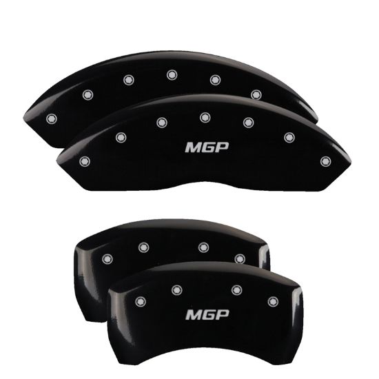 MGP CALIPER SET OF 4 CALIPER COVERS  ENGRAVED F - 14257SMGPB