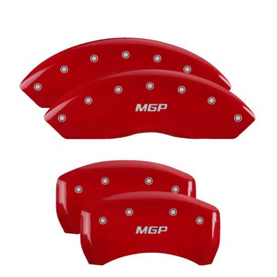 MGP CALIPER SET OF 4 CALIPER COVERS  ENGRAVED F - 14257SMGPR