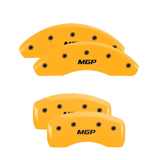 MGP CALIPER SET OF 4 CALIPER COVERS  ENGRAVED F - 16244SMGPY
