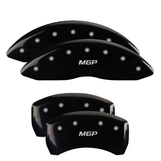 MGP CALIPER SET OF 4 CALIPER COVERS  ENGRAVED F - 21196SMGPB